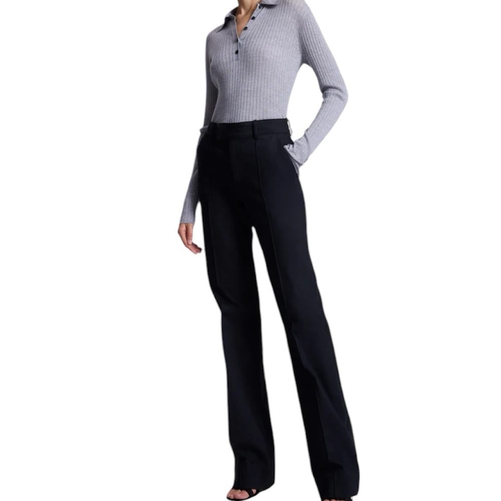 NWT New A.L.C Simon Pant black size 4 Elegant Black Women's Pants - Picture 4 of 8